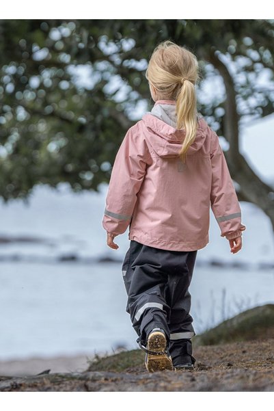 NO BRAND Jachetă pentru copii Didriksons Bladet Jacket – roz prăfuit, 80 cm