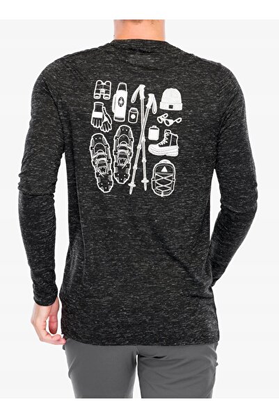 NO BRAND Bluză fără glugă Smartwool Merino Hemp Blend Gear Up LS Graphic - ne...