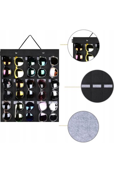 NO BRAND ORGANIZATOR DE PERETE PENTRU OChelari DE SOARE CU 15 BUZUNARE DIN FE...