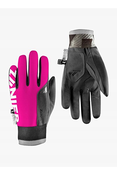 NO BRAND Zanier Skater.WS mănuși de schi pentru femei - fuchsia/negru 7,5