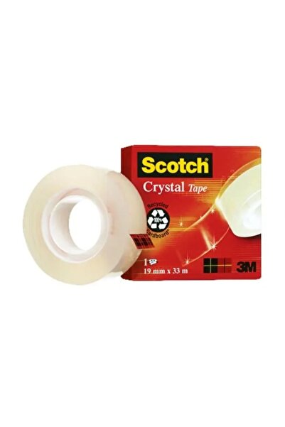 NO BRAND Bandă adezivă de birou Scotch Crystal 19mm x 33m x 6