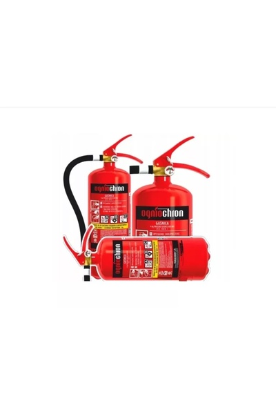 NO BRAND Extinctor cu pulbere de 4 kg cu suport de perete, tip ABC, Ogniochro...