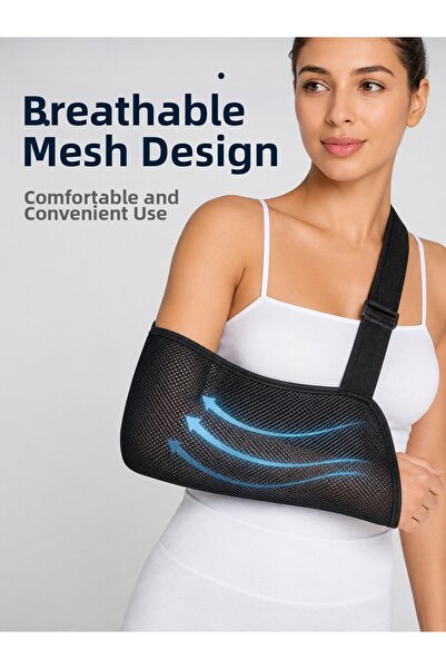 alemdarshop Adjustable Mesh Arm Strap Air-Permeable Fabric Arm and Shoulder S...