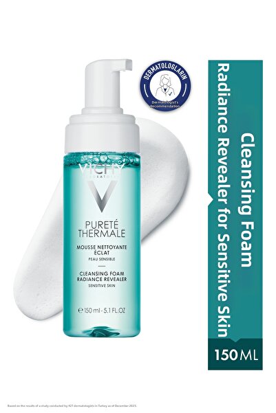 Vichy Purete Thermale Radiant Facial Cleansing Foam for Sunburned Skin 150 ml