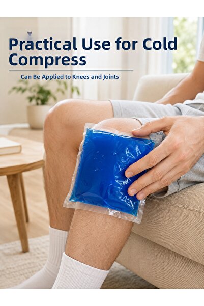 teknodayım Blue Thermogel Compress Pack Practical Gel Compress for Hot and Co...