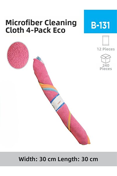 inci çelik aksesuar 10 Pieces Microfiber Cleaning Cloth 4-Pack Eco