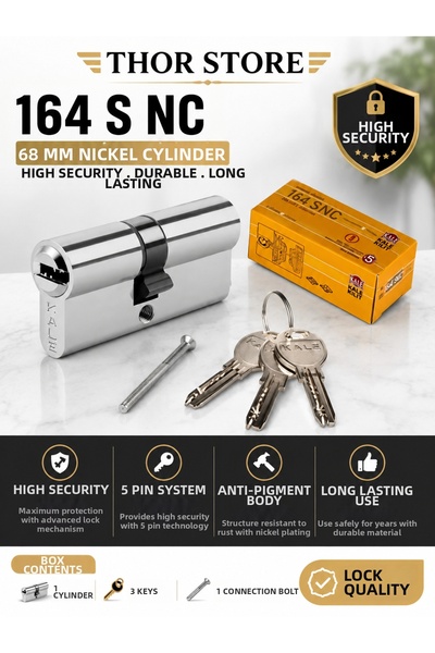 THORSTORE 164 Snc Nickel Ball Door Knob