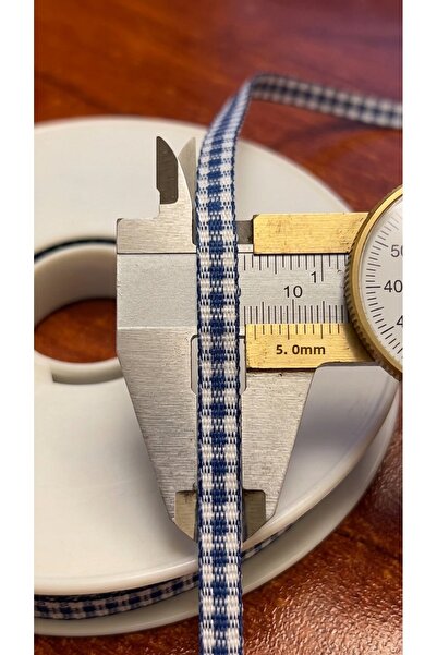 satab French Plaid Ribbon 5mm - 25Meters