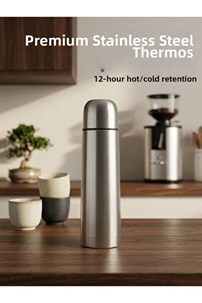 modalonga size ne lazım? 500 ml Stainless Steel Thermos - Steel Flask with Le...