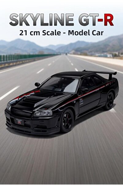 Tıfıl Toys Hobbiez Licensed Nissan Skyline Gt-R Model Diecast Car 1/24 Scale ...