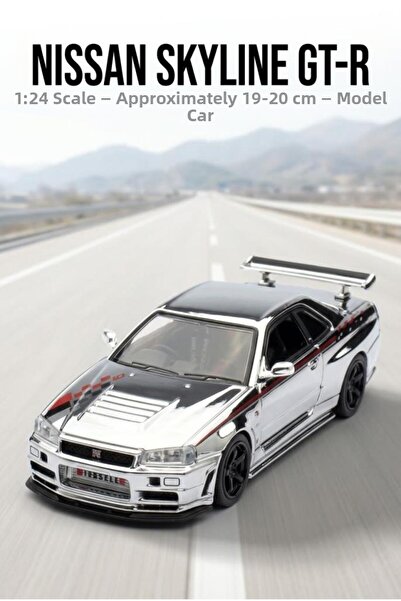 Tıfıl Toys Hobbiez Licensed Nissan Skyline Gt-R Model Diecast Car 1/24 Scale ...