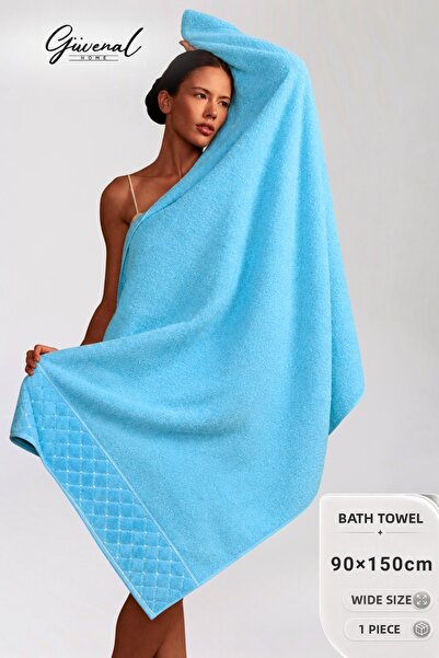 Güvenal Melody |   90X150 cm Embossed Patterned Bath Towel |   Ultra Soft |  ...