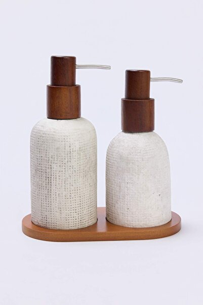 Drop by TrendyolMilla 3-dijelni set drvenih posuda za sapun TDRAW27SBN00001