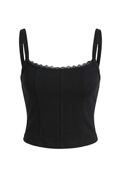 Trendyol Collection Black Plain Fitted/Body-Fitting High Neck Ay Cuff Buttone...