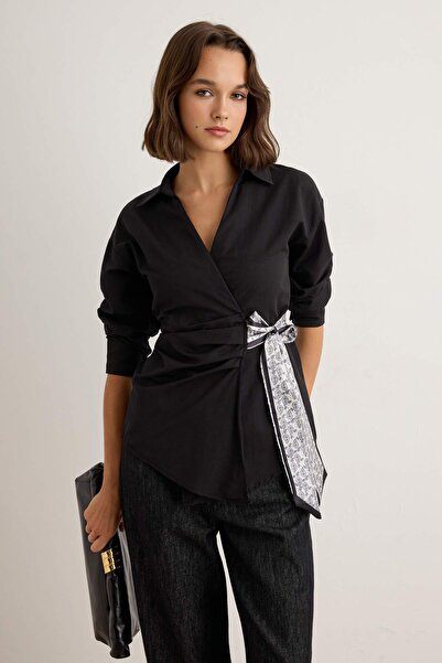 Trendyol Collection Black Blouse Twoaw27Bz00317