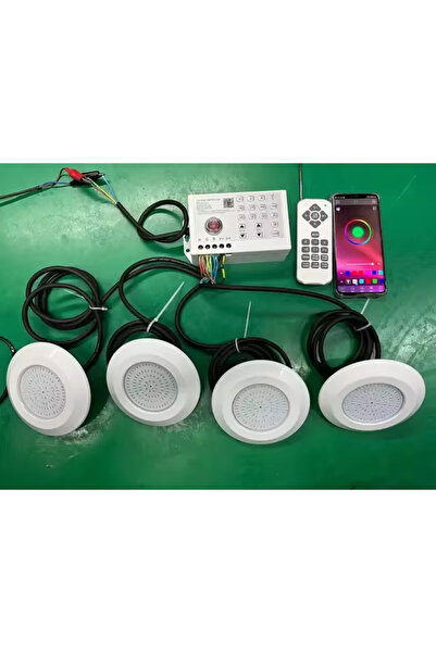 Choice set 4 12W DC12V RGB LED Pool Light Bluetooth APP Control Outdoor/Indoo...