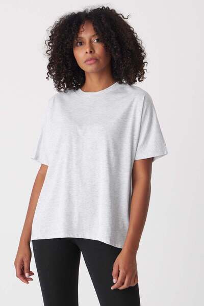 Addax Tricou de bază oversize cu mânecă scurtă P0730-J6J7Y4