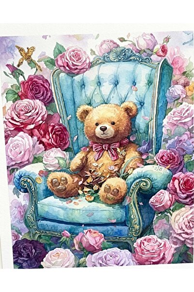 DUCK HOBY 30x40 Boncuklu Taşlı Mozaik Elmas Goblen Pano Tablo Resim Puzzle Dı...