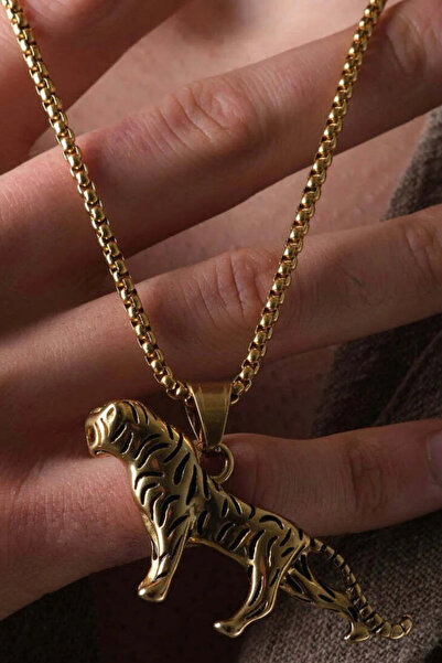 Rüzgar Alaz Golden Tiger Necklace