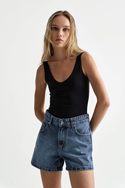 Açelya Okcu Premium Kaida Denim Mini Şort