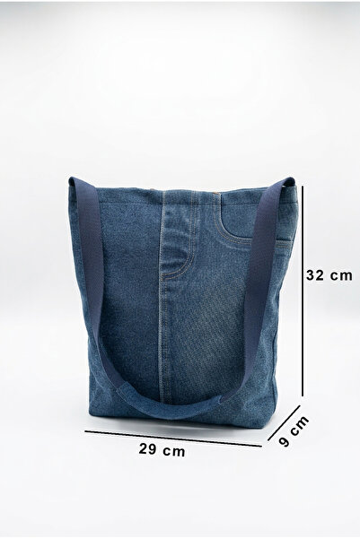 tuttobene DENYM Kot Pantolon görünümlü Pinterest Vintage Omuz Çantası TB042