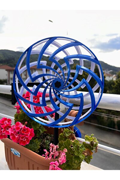 Yakamoz 3d Optik İlizyon Rüzgar Gülü 2 li ve Zıt Yönlere Dönen Rulmanlı