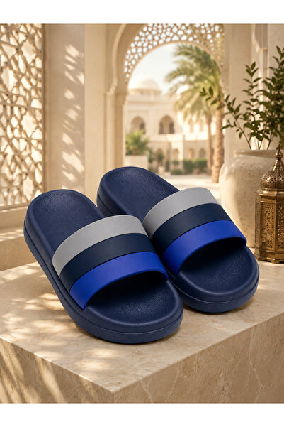 Generic Brand Fashionable Slip-On Shoes with Colorful Strap and Thick Sole Fe...