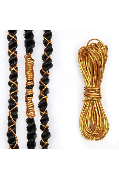Choice Golden Dreadlock Braids Hair Accessories Gold Braiding Hair Deco Styli...