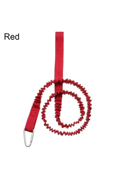 Choice3 red Adjustable Elastic Kayak Canoe Paddle Leash Fishing Rod Leash Saf...