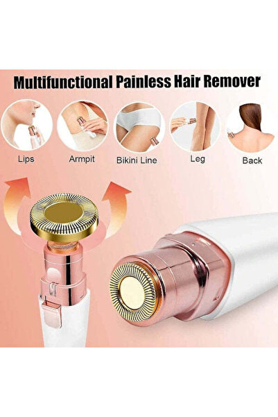 Generic 2-in-1 Facial and Eyebrow Epilator, USB Charging