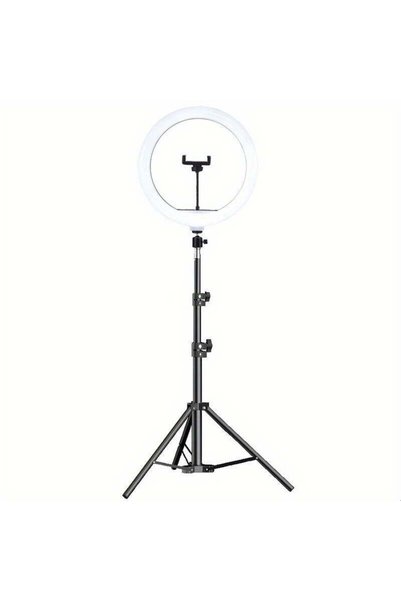 Generic Lampă LED Circulară Ring Light 25cm cu Trepied 220cm și Suport Telefon