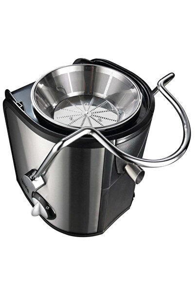Generic Fruit and vegetable juicer 800W, XXL tube, Stainless steel/Black housing