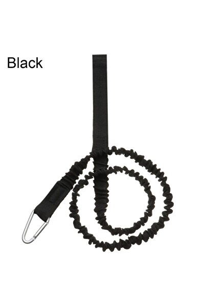 Choice4 black Adjustable Elastic Kayak Canoe Paddle Leash Fishing Rod Leash S...