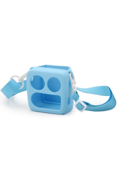 Choice4 Blue Shockproof Silicone Protective Case with Shoulder Strap Anti Dro...