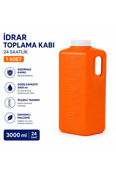 Labolist İdrar Toplama Kabı 24 Saatlik 1 Adet