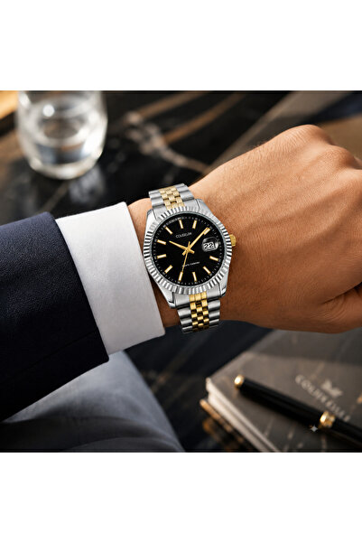 Enjoy Erkek Kol Saati Rolex Muadili Çelik Kordon Takvimli