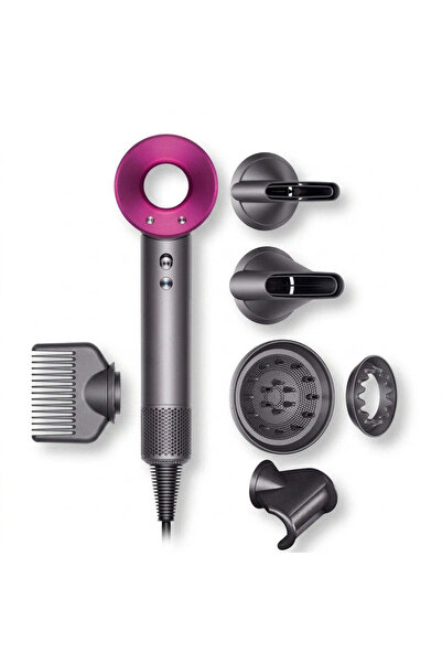 Generic Multifunctional hair dryer kit, 3 speeds, 5 interchangeable heads, Gr...