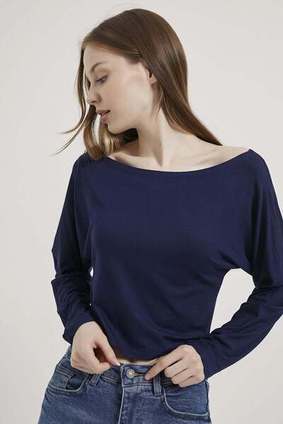 Arma Life Armalife 6895 Low Shoulder Soft Women's Blouse