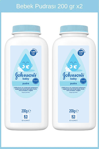 Johnson´s Baby Bebek Pudrası 200 gr x2