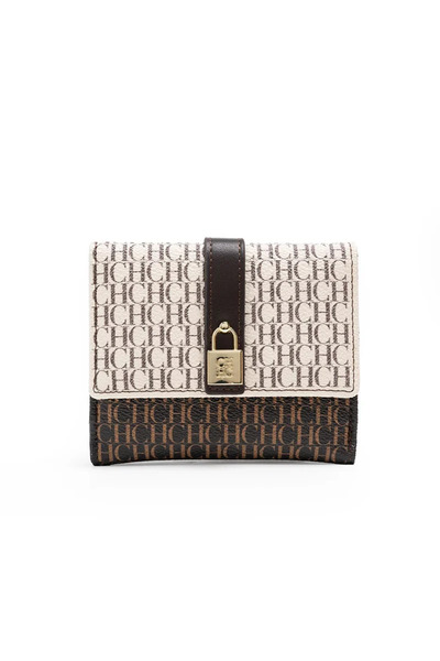 Choice CA10-C1-BEIGE CH Women's Short Card Bag Ultra Thin Mini PU Leather Lux...
