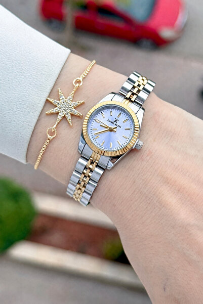 Daniel Klein Dial Blue Cord Gold Metallic Color 22.5 mm 2 Year Warranty Women...