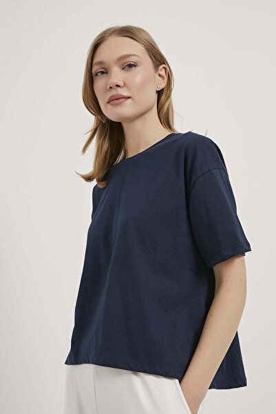 Arma Life Armalife 26505 Yani Slitted Bis. Yk. Basic Women's T-Shirt