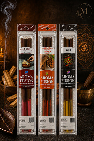 Morey Aroma Fusion 45 Adet Organik Çubuk Tütsü 3 Paket (30 CM - 1 SAAT YANMA ...