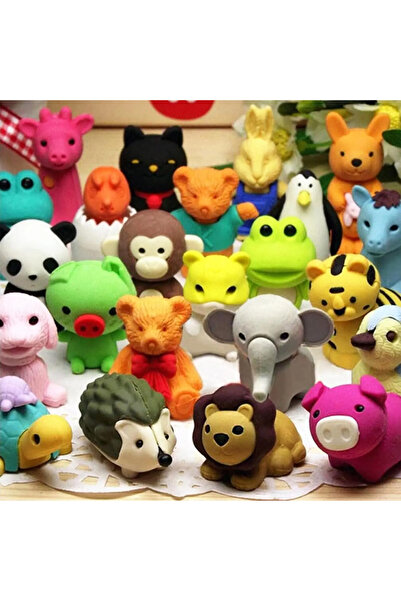 Choice 25pcs random 12/25PCS Animal Puzzle Erasers - Take Apart Pencil Eraser...