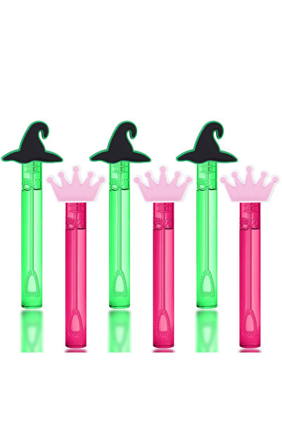 Choice 6pcs Pink and Green Witch Theme Birthday Party Favors Supplies Witch H...