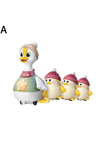 Choice A Y Cartoon Swing Duck Toy Press Vehicles Glide Animal Inertia Pull Ba...