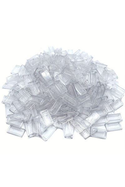 Choice5 Transparent 100pcs Transparent 1x2 Flat Light Panels for Building Blo...