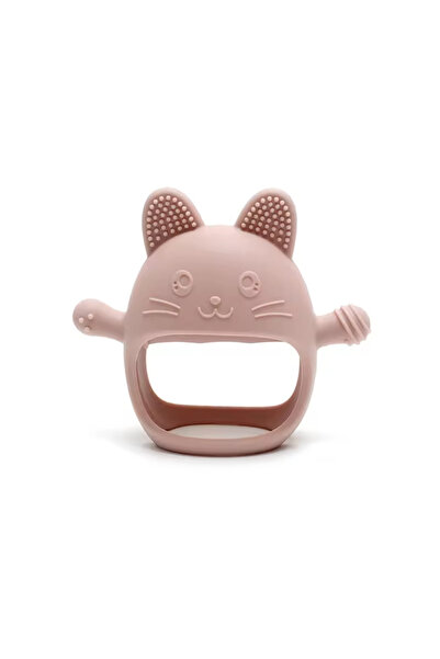Choice1 Baby Pink 1PC Baby Silicone Teethers Gloves Toy BPA Free Cute Animal ...