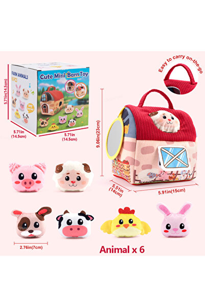 Choice with Box Plush Barn with Farm Animals Baby Toys Sensory Montessori Toy...