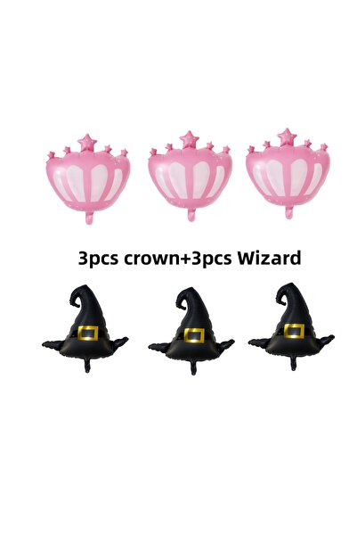 choice2 Other 6pcs mix 1pcs Wicked Party Supplies Black Witch Hat Balloons an...